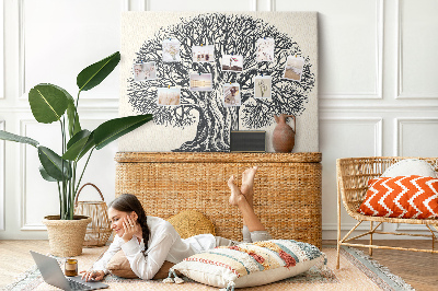 Quadro de aviso de cortiça Natureza de grandes árvores