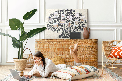 Quadro de aviso de cortiça Natureza de grandes árvores