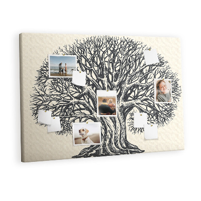 Quadro de aviso de cortiça Natureza de grandes árvores