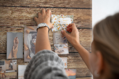 Quadro em cortiça Tábuas de madeira