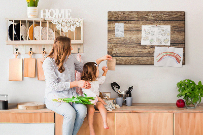 Quadro em cortiça Tábuas de madeira