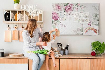 Painel em cortiça Moldura floral