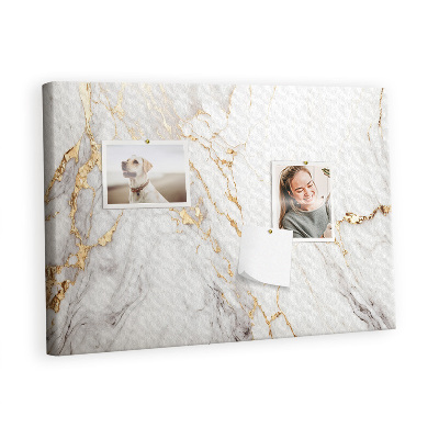 Quadro de aviso de cortiça Mármore decorativo