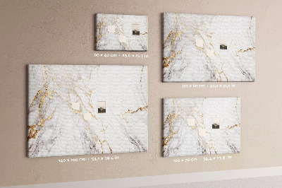 Quadro de aviso de cortiça Mármore decorativo