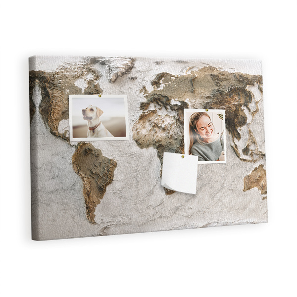 Painel em cortiça Mapa antigo