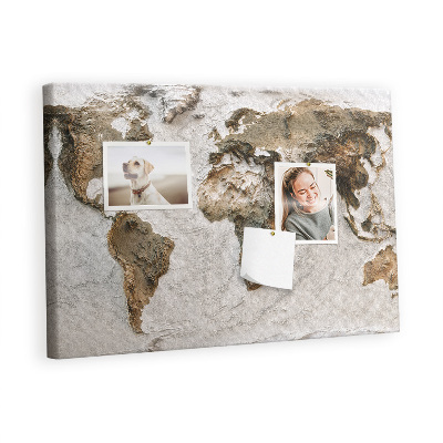 Painel em cortiça Mapa antigo