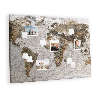 Painel em cortiça Mapa antigo