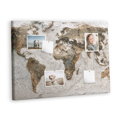 Painel em cortiça Mapa antigo