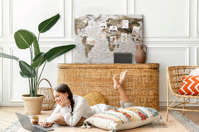 Painel em cortiça Mapa antigo