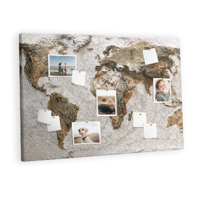 Painel em cortiça Mapa antigo