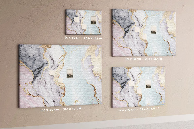 Quadro de aviso de cortiça Mármore