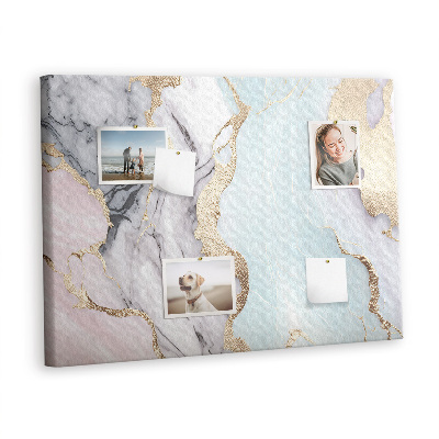 Quadro de aviso de cortiça Mármore