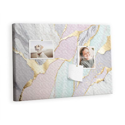 Quadro em cortiça Padrão de mármore