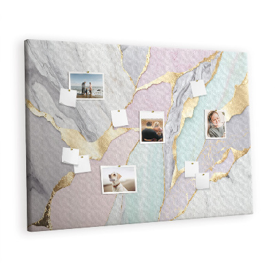 Quadro em cortiça Padrão de mármore