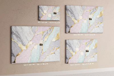 Quadro em cortiça Padrão de mármore