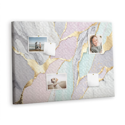 Quadro em cortiça Padrão de mármore