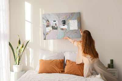 Quadro em cortiça Padrão de mármore