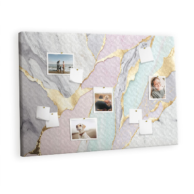 Quadro em cortiça Padrão de mármore