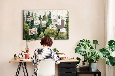 Painel em cortiça Paisagem florestal