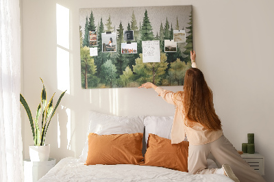 Painel em cortiça Paisagem florestal