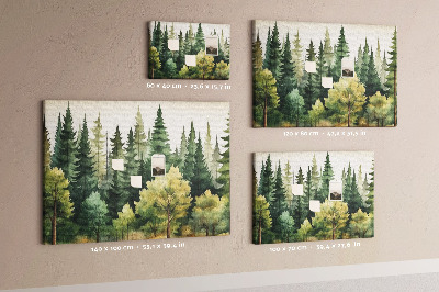 Painel em cortiça Paisagem florestal