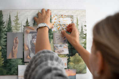 Painel em cortiça Paisagem florestal