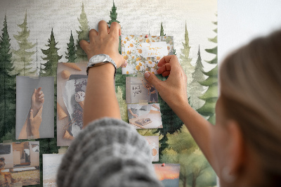 Painel em cortiça Paisagem florestal