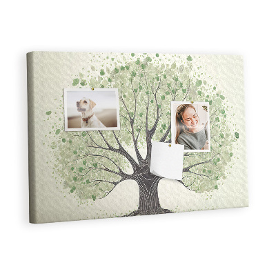 Quadro de aviso de cortiça Natureza de grandes árvores