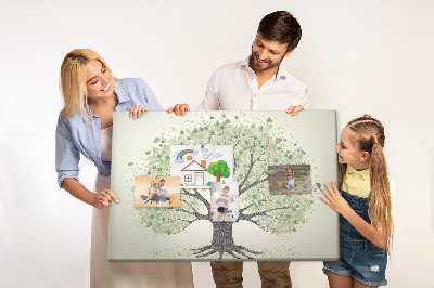 Quadro de aviso de cortiça Natureza de grandes árvores