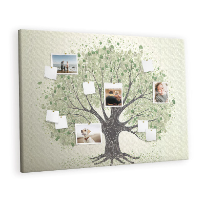 Quadro de aviso de cortiça Natureza de grandes árvores