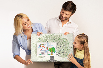 Quadro de aviso de cortiça Natureza de grandes árvores