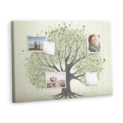 Quadro de aviso de cortiça Natureza de grandes árvores