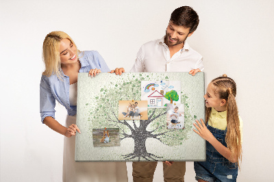 Quadro de aviso de cortiça Natureza de grandes árvores