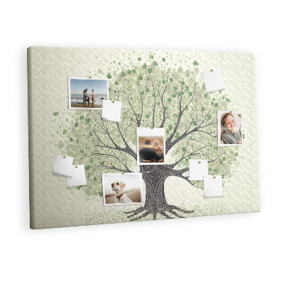 Quadro de aviso de cortiça Natureza de grandes árvores