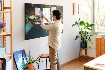 Painel em cortiça Abstração decorativa