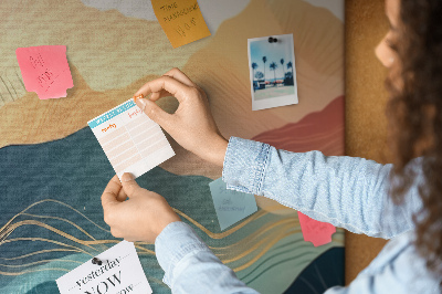 Painel em cortiça Paisagem montanhosa