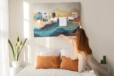 Painel em cortiça Paisagem montanhosa