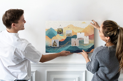 Painel em cortiça Paisagem montanhosa