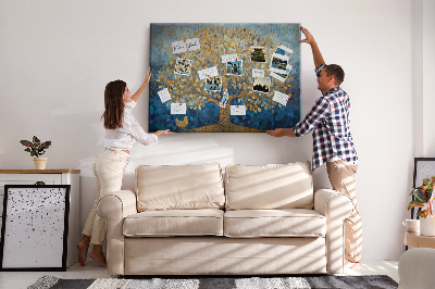 Quadro em cortiça Árvore abstrata