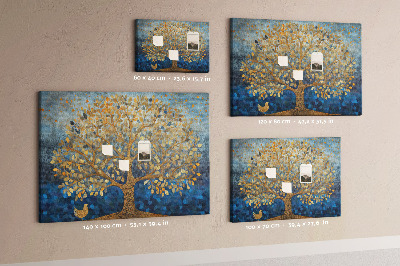 Quadro em cortiça Árvore abstrata