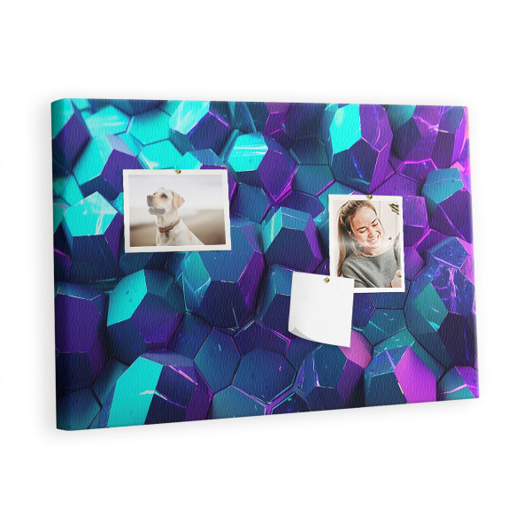 Quadro em cortiça Figuras geométricas