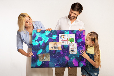 Quadro em cortiça Figuras geométricas