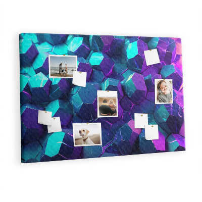 Quadro em cortiça Figuras geométricas