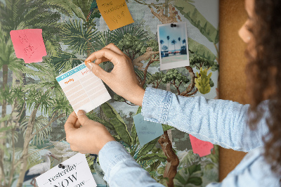 Painel em cortiça Natureza selva natureza