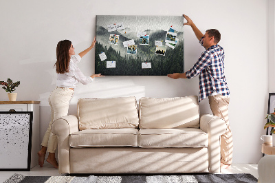 Quadro em cortiça Paisagem florestal