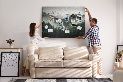 Quadro em cortiça Paisagem florestal