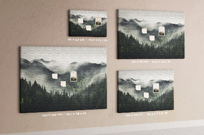 Quadro em cortiça Paisagem florestal