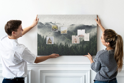 Quadro em cortiça Paisagem florestal