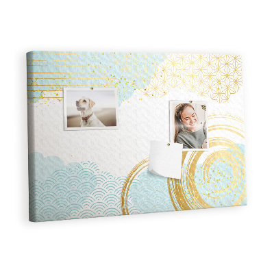 Painel em cortiça Padrão decorativo