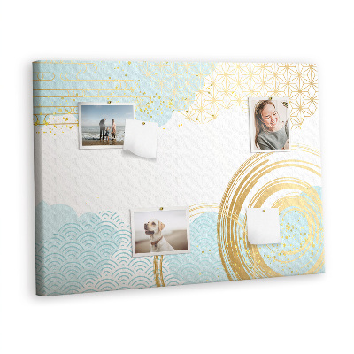 Painel em cortiça Padrão decorativo